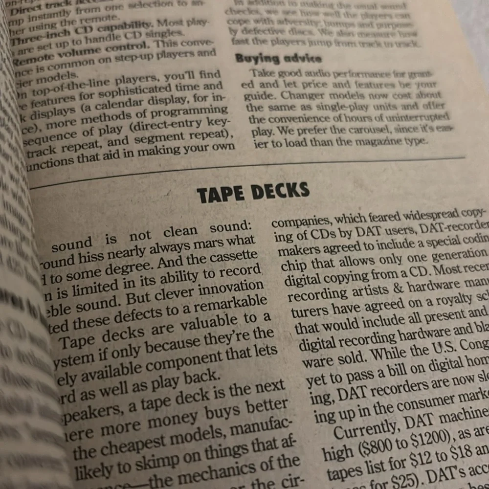 1992 Buying Guide Issue - Product Ratings & Reviews Magazine